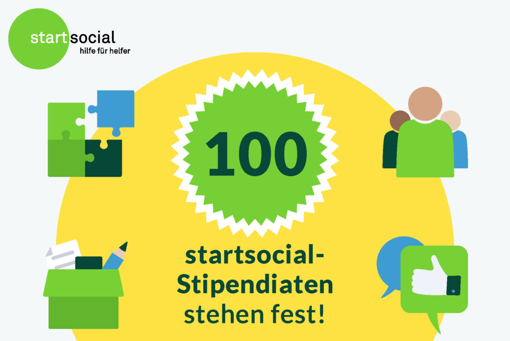 Wir sind startsocial Stipendiat 2023/24!